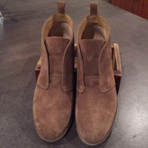 Franco Sarto brown leather booties size 8